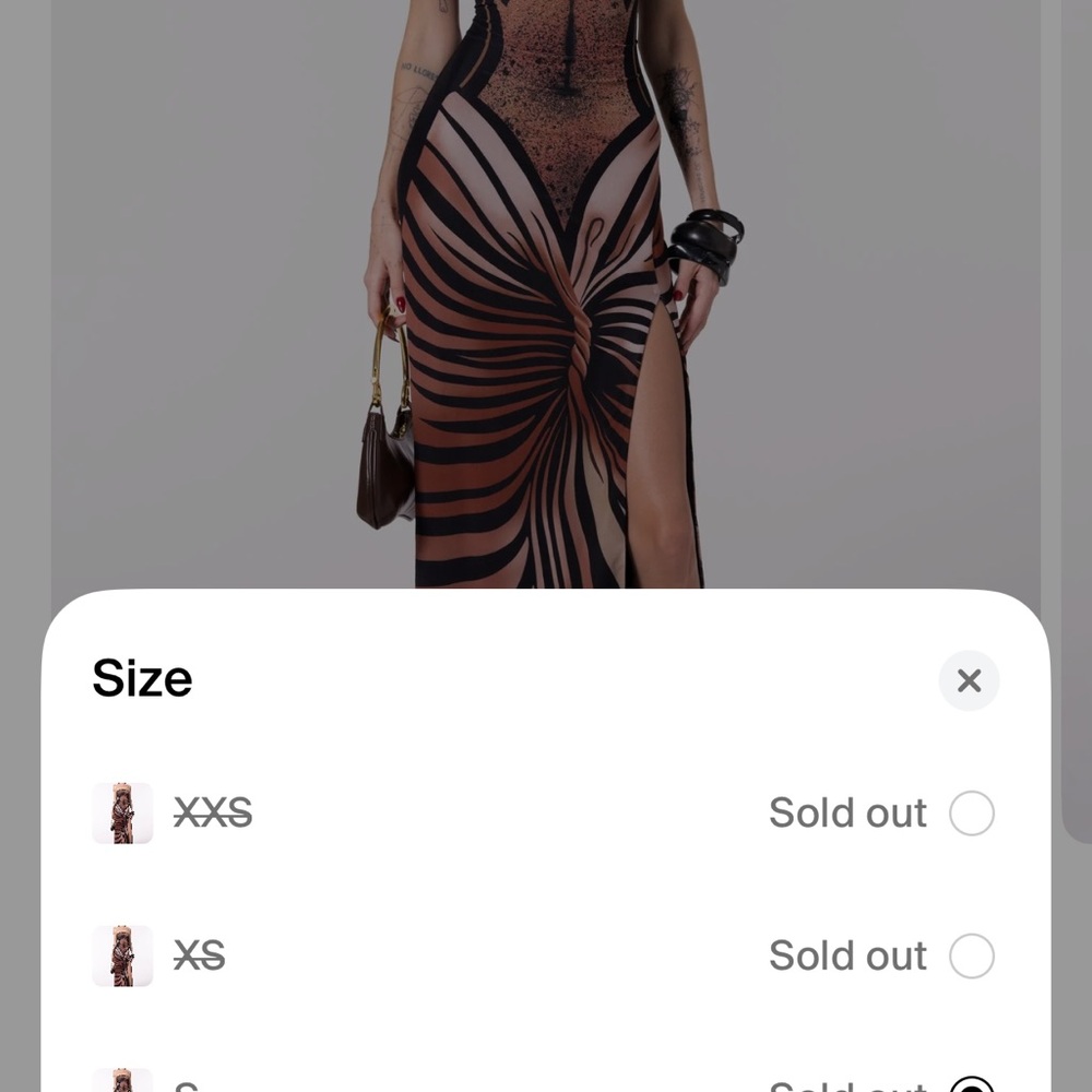 Kript strapless dress - SOLD OUT - Picture 3 of 5